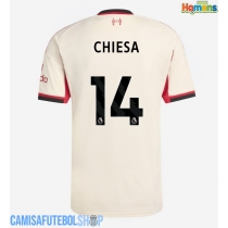 Camisa de time de futebol Liverpool Federico Chiesa #14 Replicas 2º Equipamento 2025-26 Manga Curta